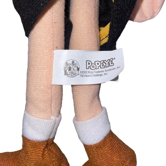 Popeye And Pals Olive Oyl Plush 17" Kelly Toys 2015 Classic Cartoon New With Tag - Picture 5 of 10